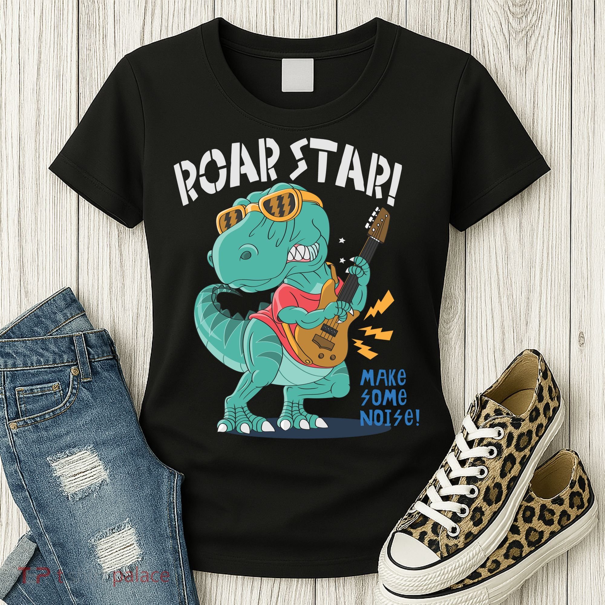 Roar Star Make Some Noise Cute Women's T-Shirt