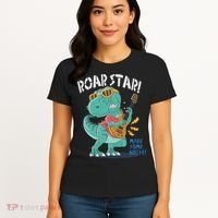 Roar Star Make Some Noise Cute Women's T-Shirt thumb 4