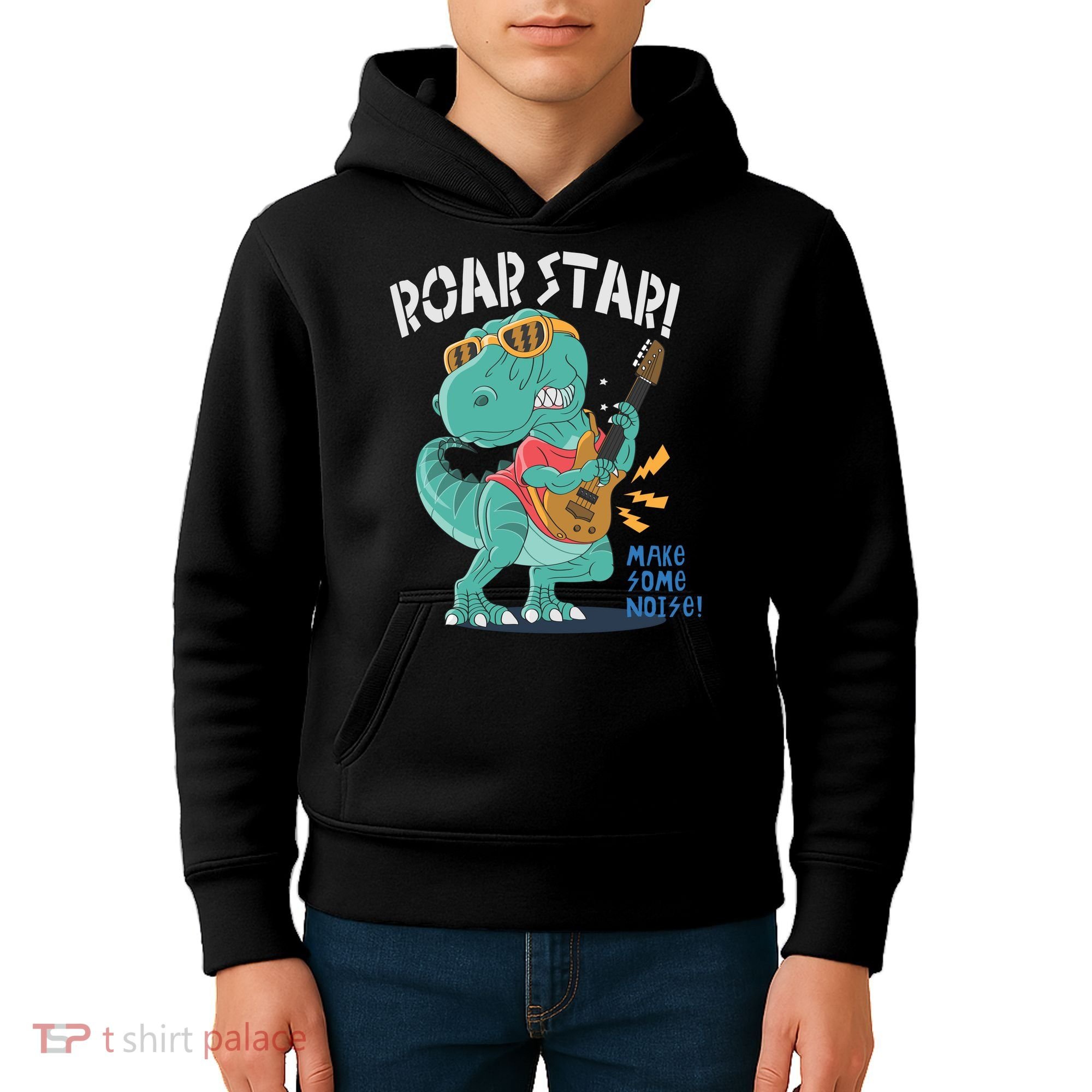 Roar Star Make Some Noise Cute Kids Hoodie