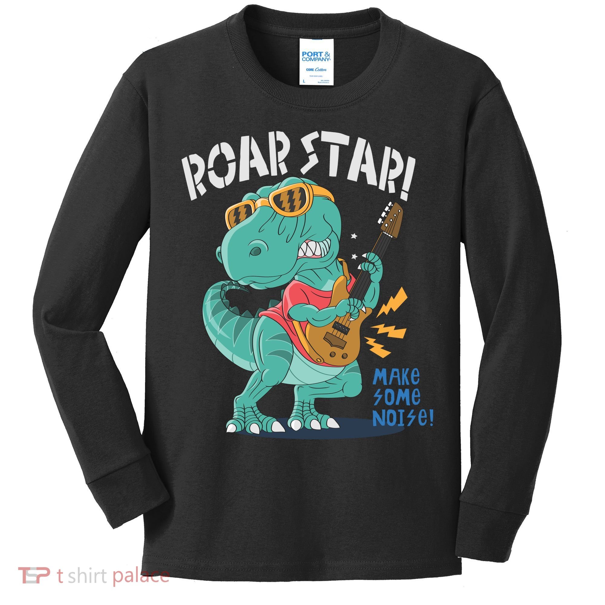 Roar Star Make Some Noise Cute Kids Long Sleeve Shirt