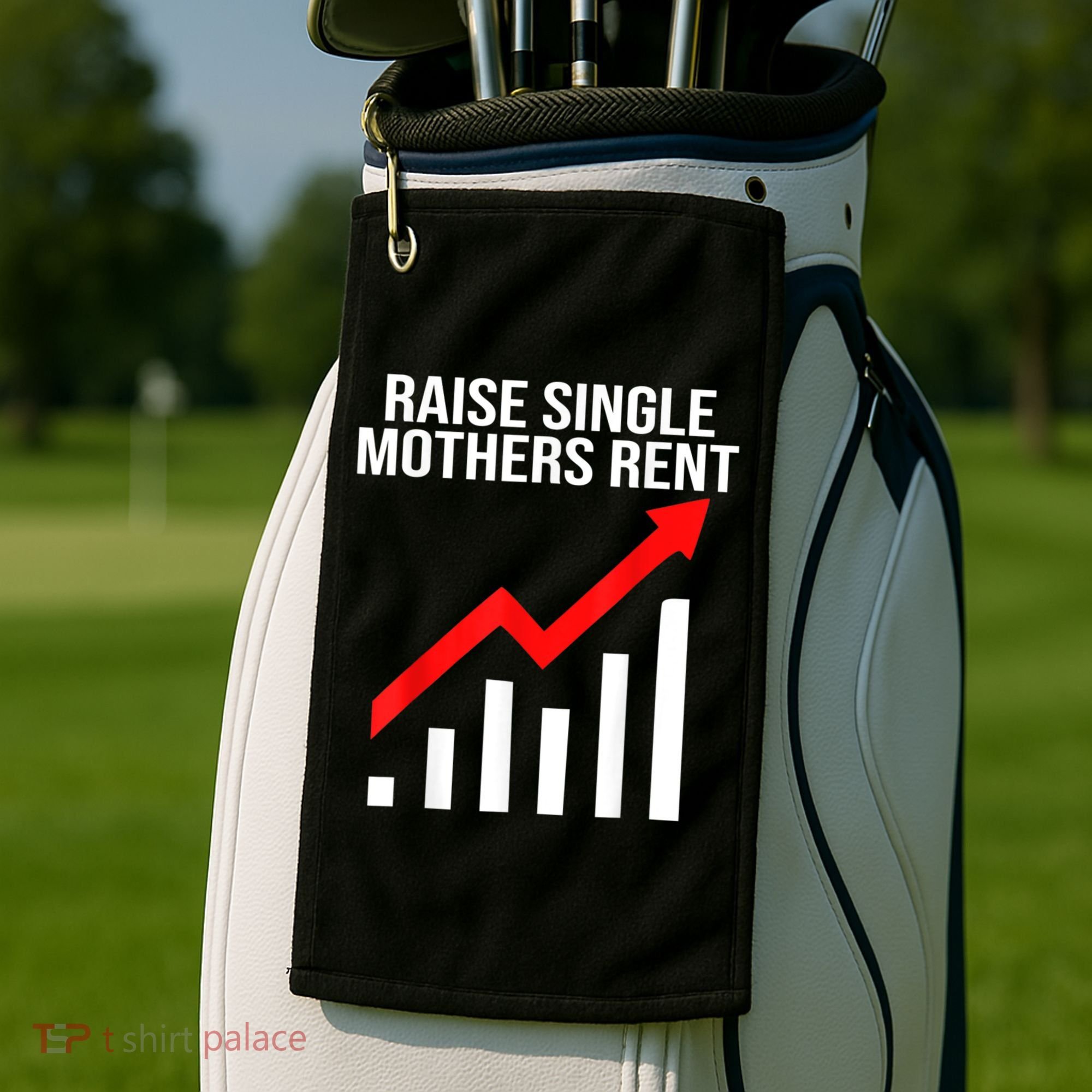 Raise Single Mothers Rent Golf Towel