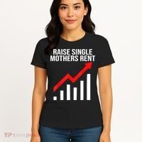 Raise Single Mothers Rent Women's T-Shirt thumb 4