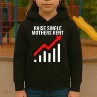 Raise Single Mothers Rent Kids Hoodie thumb 3