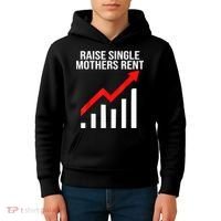 Raise Single Mothers Rent Kids Hoodie thumb 4