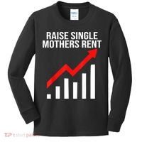 Raise Single Mothers Rent Kids Long Sleeve Shirt thumb 0