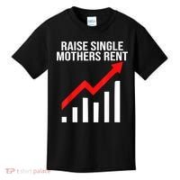 Raise Single Mothers Rent Kids T-Shirt thumb 0