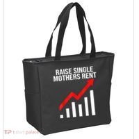 Raise Single Mothers Rent Tote Bag thumb 2
