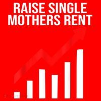 Raise Single Mothers Rent Santa Hat thumb 1