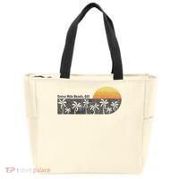 Retro Seven Mile Beach Grand Cayman Island Retro Tote Bag thumb 0