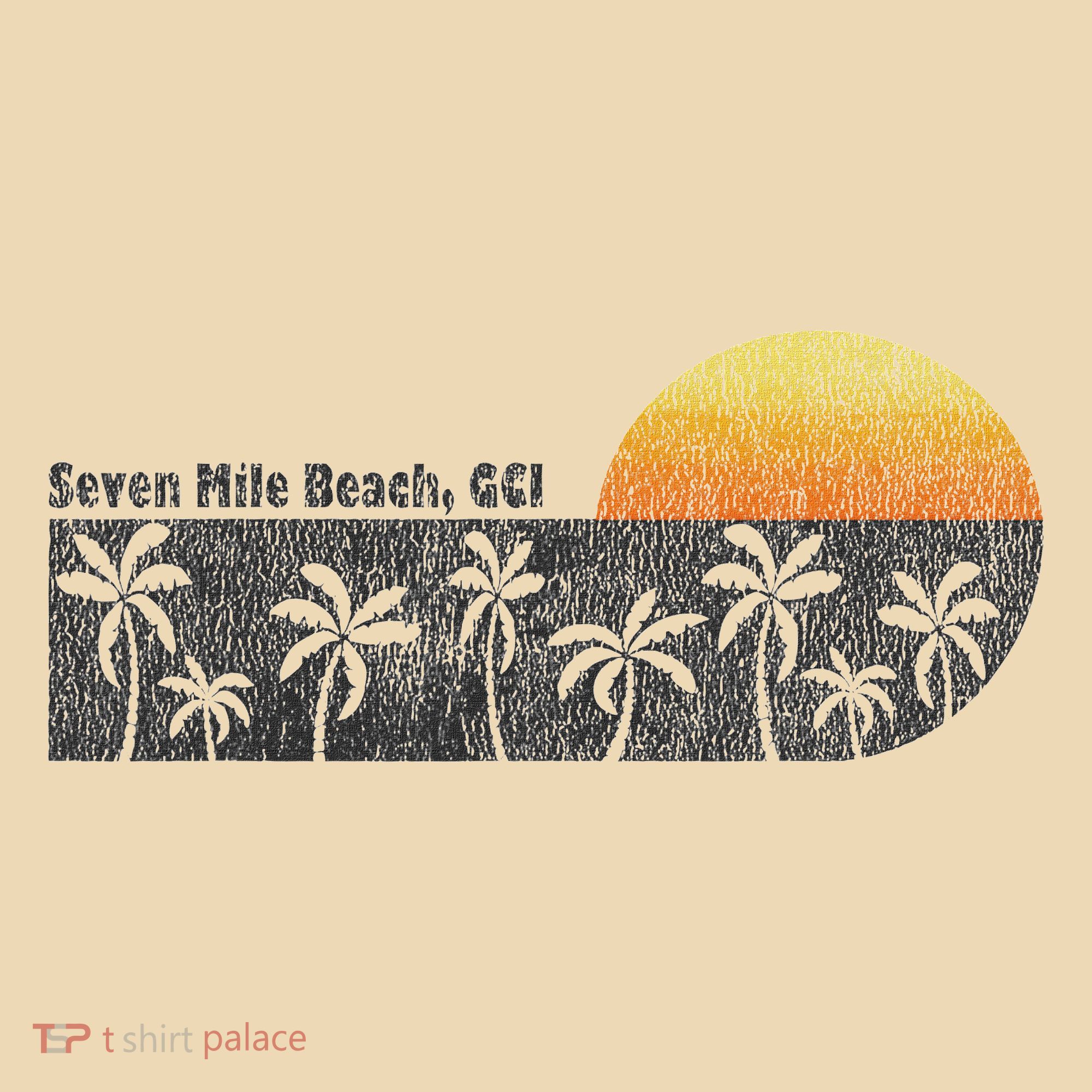 Retro Seven Mile Beach Grand Cayman Island Retro Tote Bag