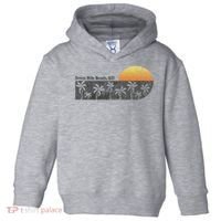 Retro Seven Mile Beach Grand Cayman Island Retro Toddler Hoodie thumb 0