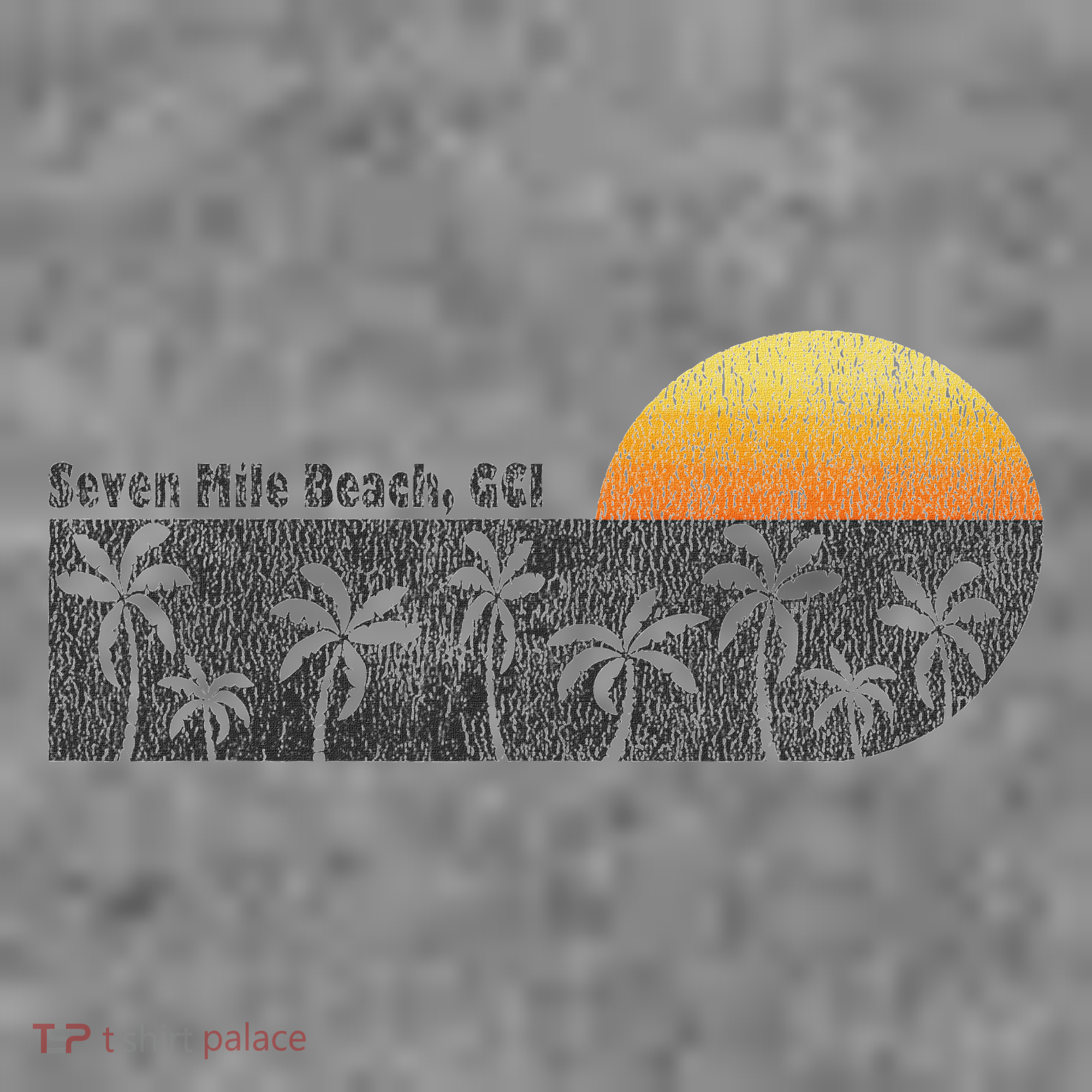 Retro Seven Mile Beach Grand Cayman Island Retro Toddler Hoodie