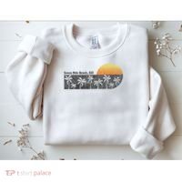 Retro Seven Mile Beach Grand Cayman Island Retro Sweatshirt thumb 2
