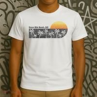 Retro Seven Mile Beach Grand Cayman Island Retro T-Shirt thumb 3