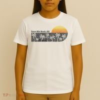 Retro Seven Mile Beach Grand Cayman Island Retro T-Shirt thumb 4