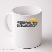 Retro Seven Mile Beach Grand Cayman Island Retro Coffee Mug thumb 0