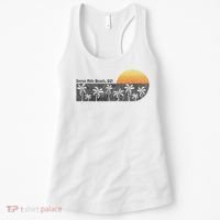 Retro Seven Mile Beach Grand Cayman Island Retro Women's Tank Top thumb 0