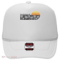 Retro Seven Mile Beach Grand Cayman Island Retro Hat thumb 0
