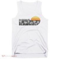 Retro Seven Mile Beach Grand Cayman Island Retro Tank Top thumb 0