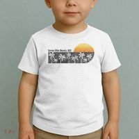 Retro Seven Mile Beach Grand Cayman Island Retro Toddler T-Shirt thumb 2