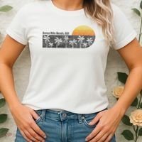 Retro Seven Mile Beach Grand Cayman Island Retro Women's T-Shirt thumb 2