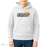 Retro Seven Mile Beach Grand Cayman Island Retro Kids Hoodie thumb 4