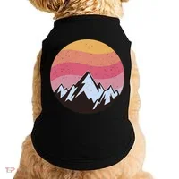 Retro Sunset Mountain Doggie Tank thumb 0