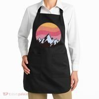Retro Sunset Mountain Apron thumb 2