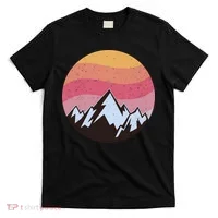 Retro Sunset Mountain T-Shirt thumb 0