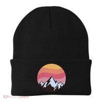 Retro Sunset Mountain Beanie thumb 0