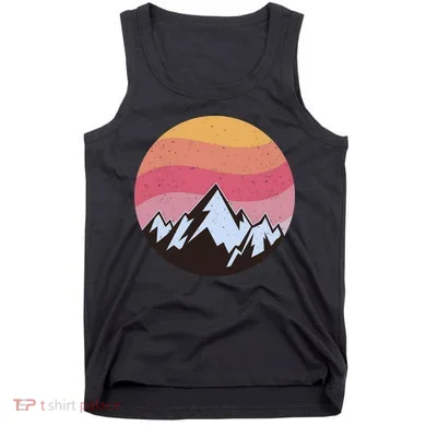 Retro Sunset Mountain Tank Top
