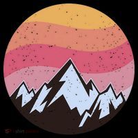 Retro Sunset Mountain Women's Long Sleeve Shirt thumb 2