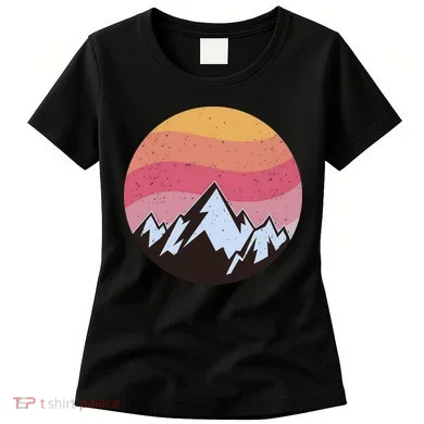 Retro Sunset Mountain Women's T-Shirt