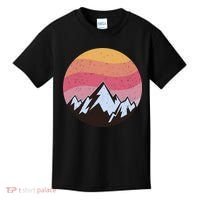 Retro Sunset Mountain Kids T-Shirt thumb 0