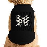 Retro Soccer Mama Cool Coquette Mom Soccer Retro Mothers Day Gift Doggie Tank thumb 0