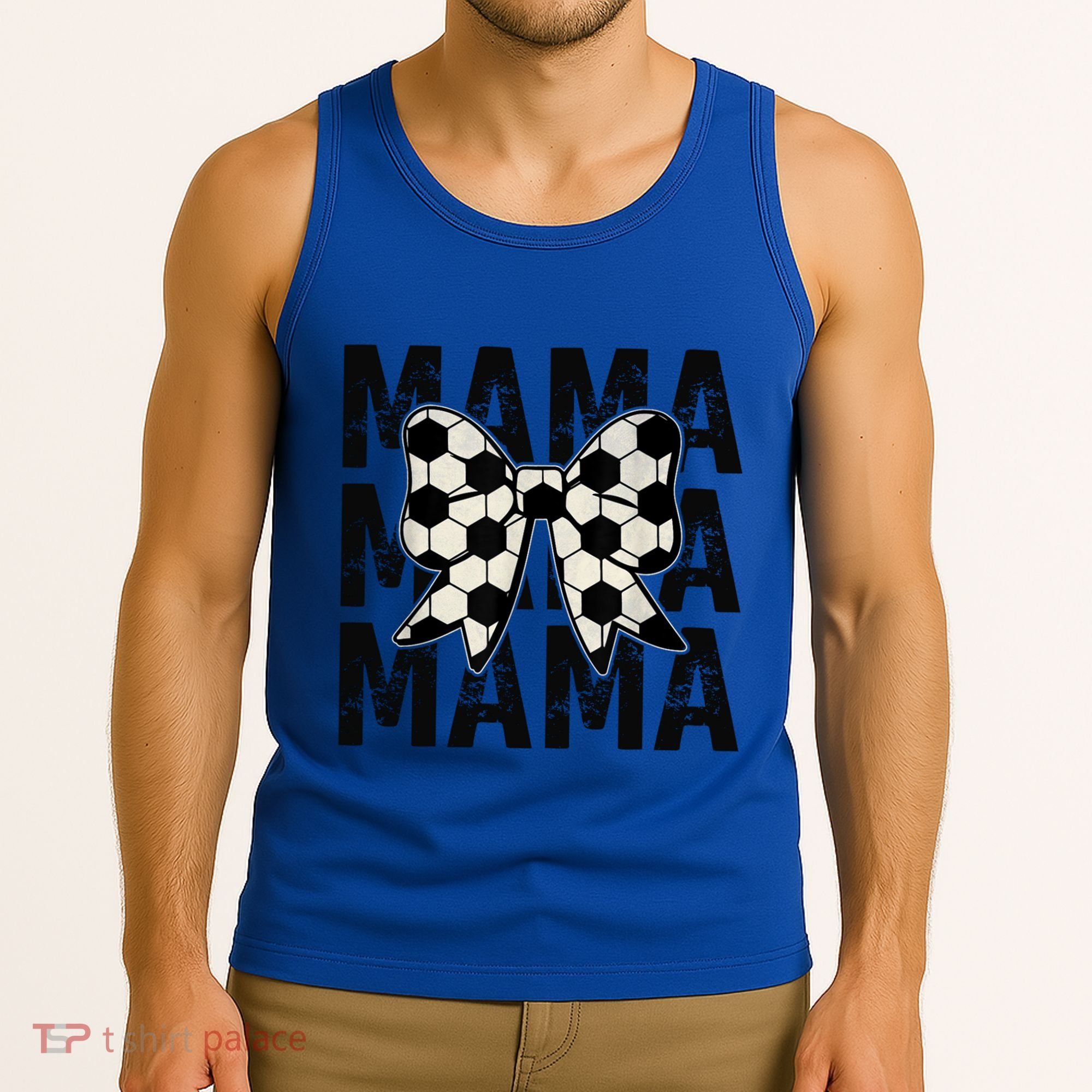 Retro Soccer Mama Cool Coquette Mom Soccer Retro Mothers Day Gift Tank Top