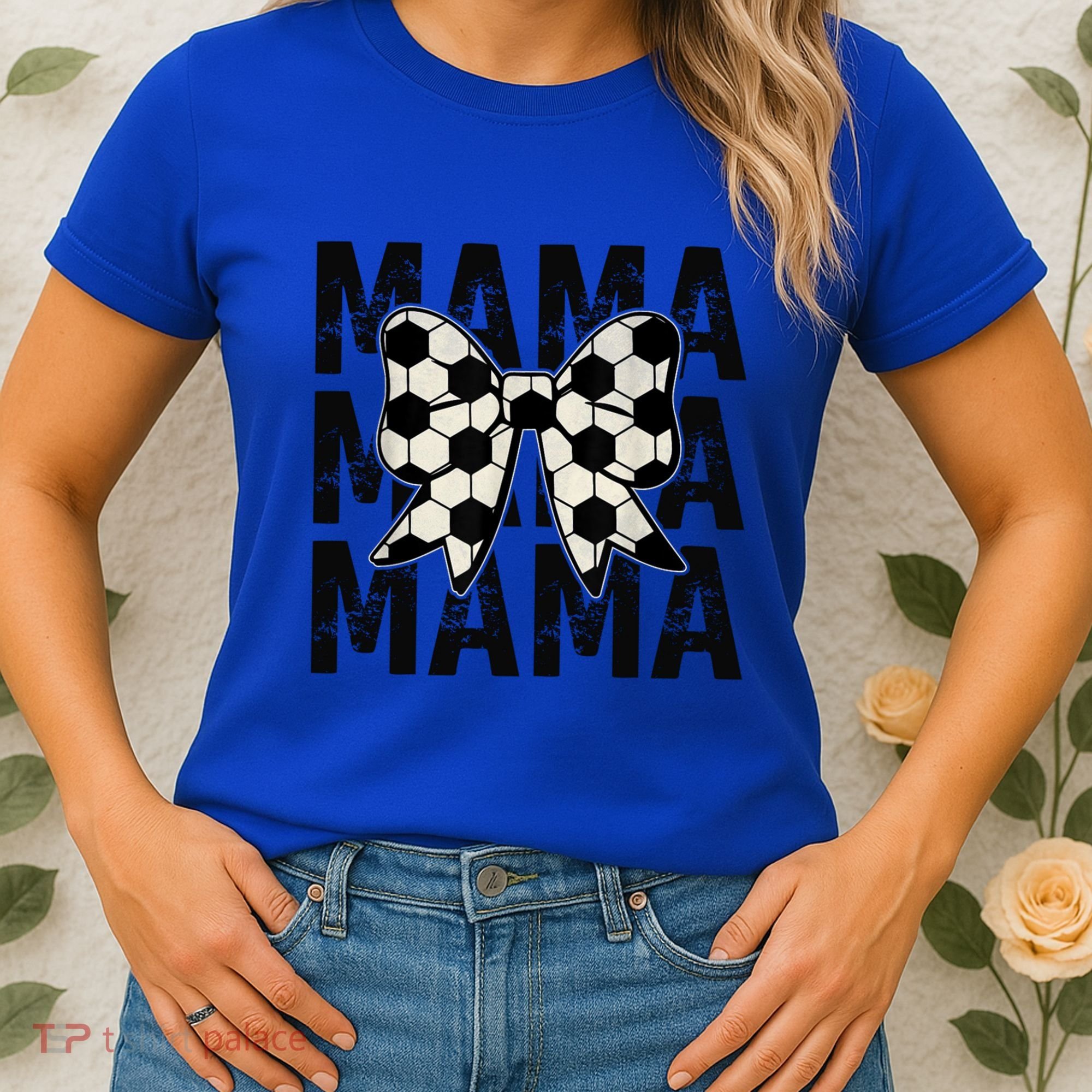 Retro Soccer Mama Cool Coquette Mom Soccer Retro Mothers Day Gift Women's T-Shirt