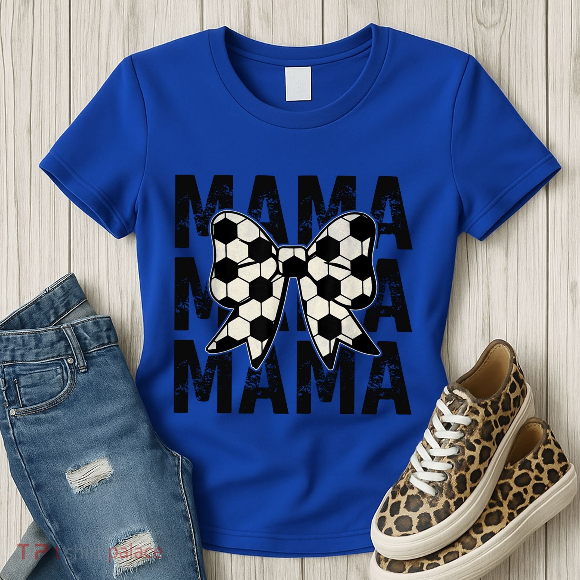 Retro Soccer Mama Cool Coquette Mom Soccer Retro Mothers Day Gift Women's T-Shirt