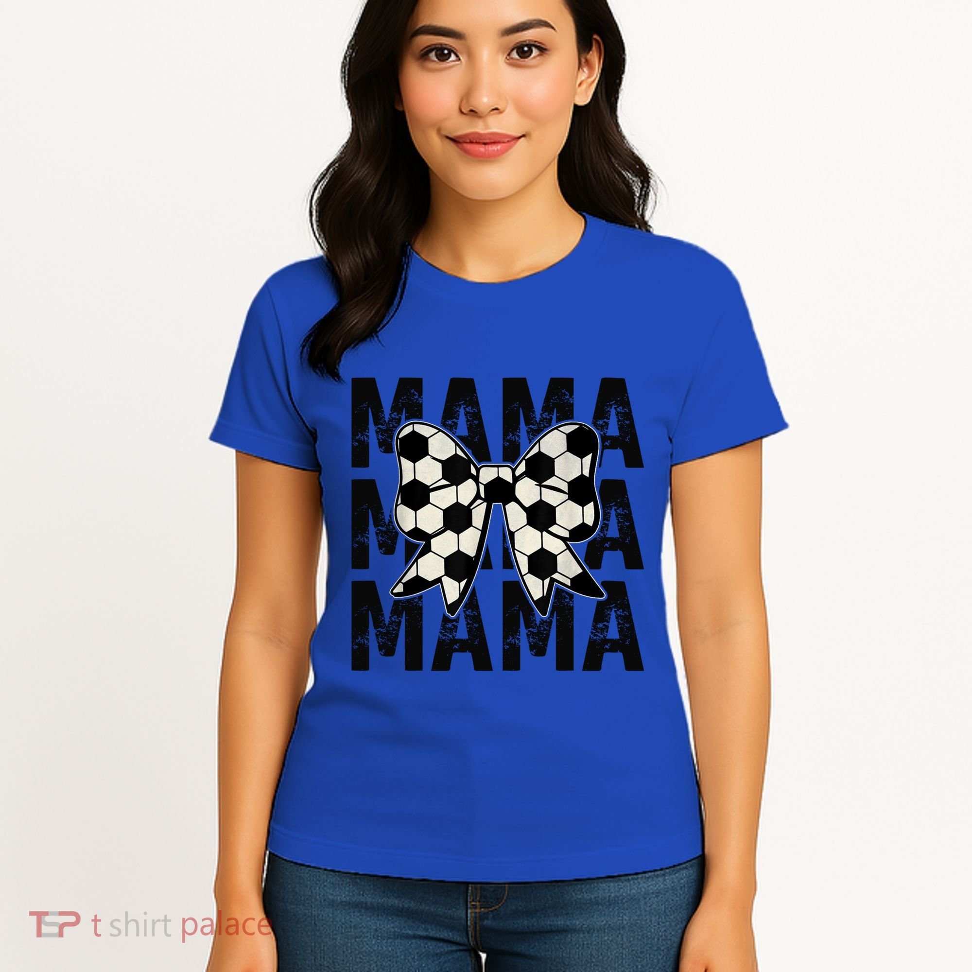 Retro Soccer Mama Cool Coquette Mom Soccer Retro Mothers Day Gift Women's T-Shirt