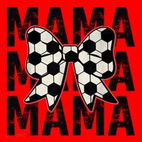 Retro Soccer Mama Cool Coquette Mom Soccer Retro Mothers Day Gift Santa Hat thumb 1