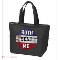 Ruth Sent Me Notorious Ruth Bader Ginsburg I Dissent Women Tote Bag thumb 3