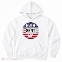 Ruth Sent Me Notorious Ruth Bader Ginsburg I Dissent Women Hoodie thumb 0