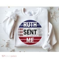 Ruth Sent Me Notorious Ruth Bader Ginsburg I Dissent Women Sweatshirt thumb 2