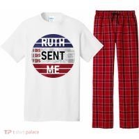 Ruth Sent Me Notorious Ruth Bader Ginsburg I Dissent Women Pajama Set thumb 0