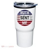 Ruth Sent Me Notorious Ruth Bader Ginsburg I Dissent Women Tumbler thumb 0