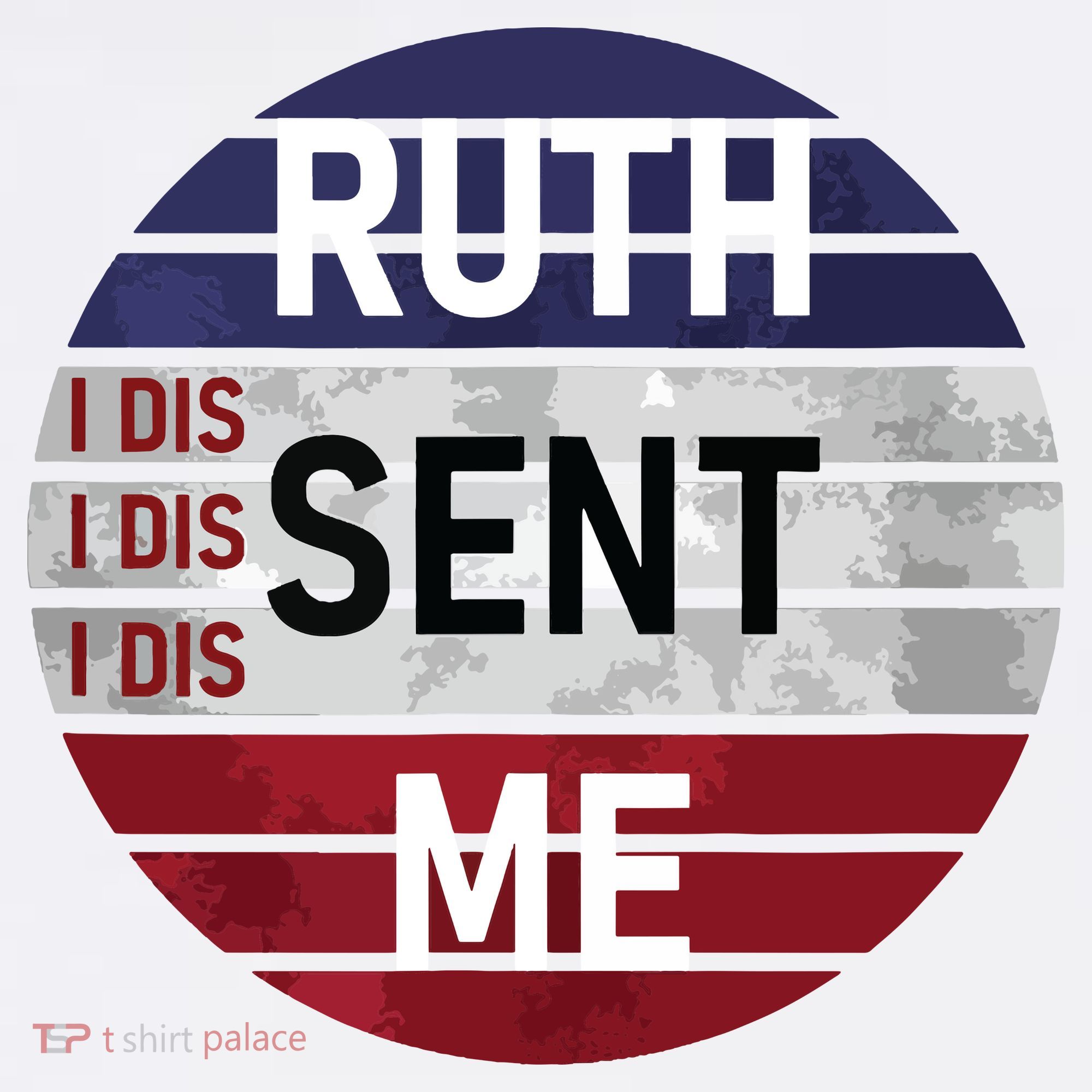 Ruth Sent Me Notorious Ruth Bader Ginsburg I Dissent Women Mousepad