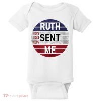 Ruth Sent Me Notorious Ruth Bader Ginsburg I Dissent Women Baby Bodysuit thumb 0