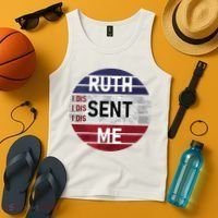 Ruth Sent Me Notorious Ruth Bader Ginsburg I Dissent Women Tank Top thumb 4