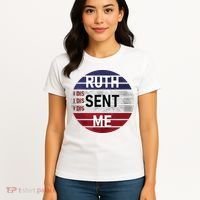 Ruth Sent Me Notorious Ruth Bader Ginsburg I Dissent Women Women's T-Shirt thumb 4