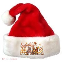 Retro Spooky Mama Halloween Santa Hat thumb 0